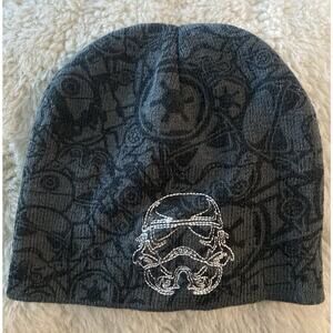 Star Wars Death Vader Beanie Grey One Size
